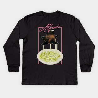 Alfredo Fettuccine Kids Long Sleeve T-Shirt